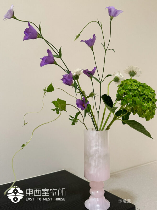 A043 粉玉法式花瓶